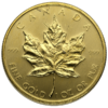 1 OZ CANADIAN GOLD MAPLE LEAF SCRUFFY