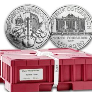 1 OZ AUSTRIAN SILVER PHILHARMONIC MONSTER BOX 500