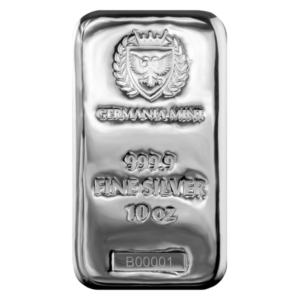 germania mint fine silver bar