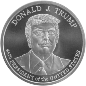 donald j trump 45th president of the united stater coin