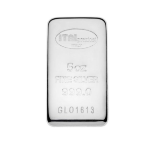 5 oz fine silver bar