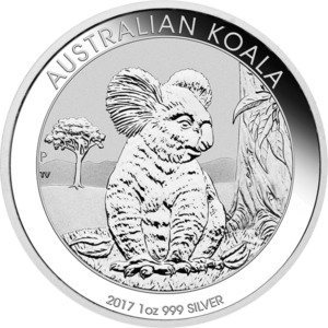 australian koala 2017 10z 999 silver coin