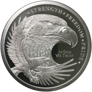 strength freedom pride coin