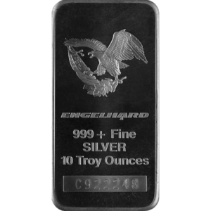 fine silver 10 troy ounces engelhard