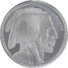 5 OZ SILVER ROUND BUFFALO DESIGN GOLDEN STATE MINT